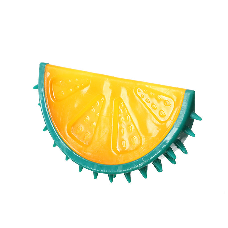 Pet  toy Fruit Sound Pineapple and Lemon Chew Toy